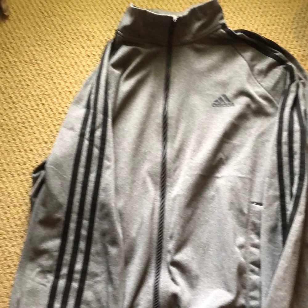 Adidas men's track suite zip up size m